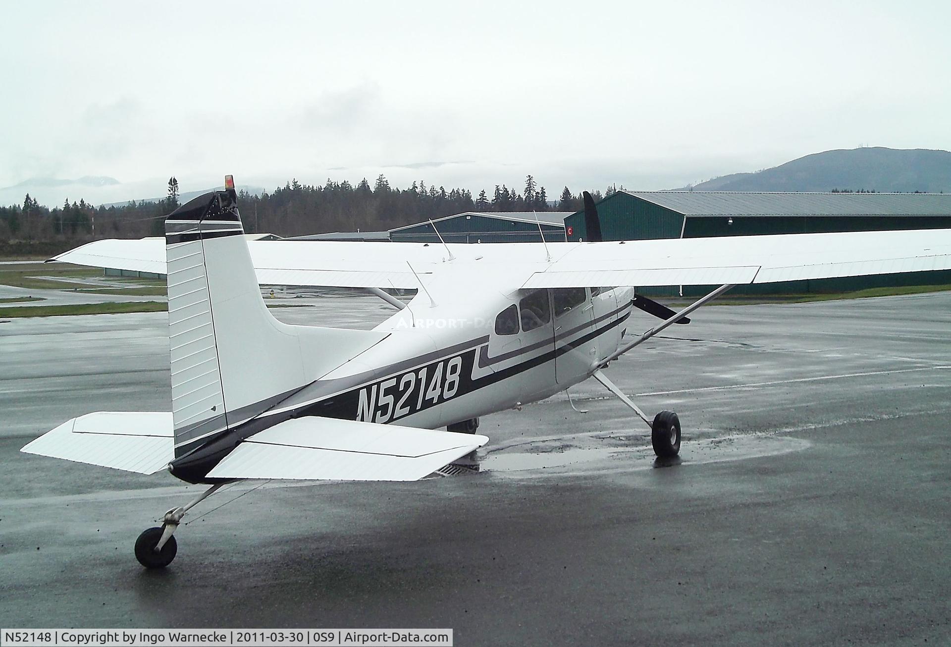 N52148, 1974 Cessna 180J C/N 18052519, Cessna 180J Skywagon at Jefferson County Intl Airport, Port Townsend WA