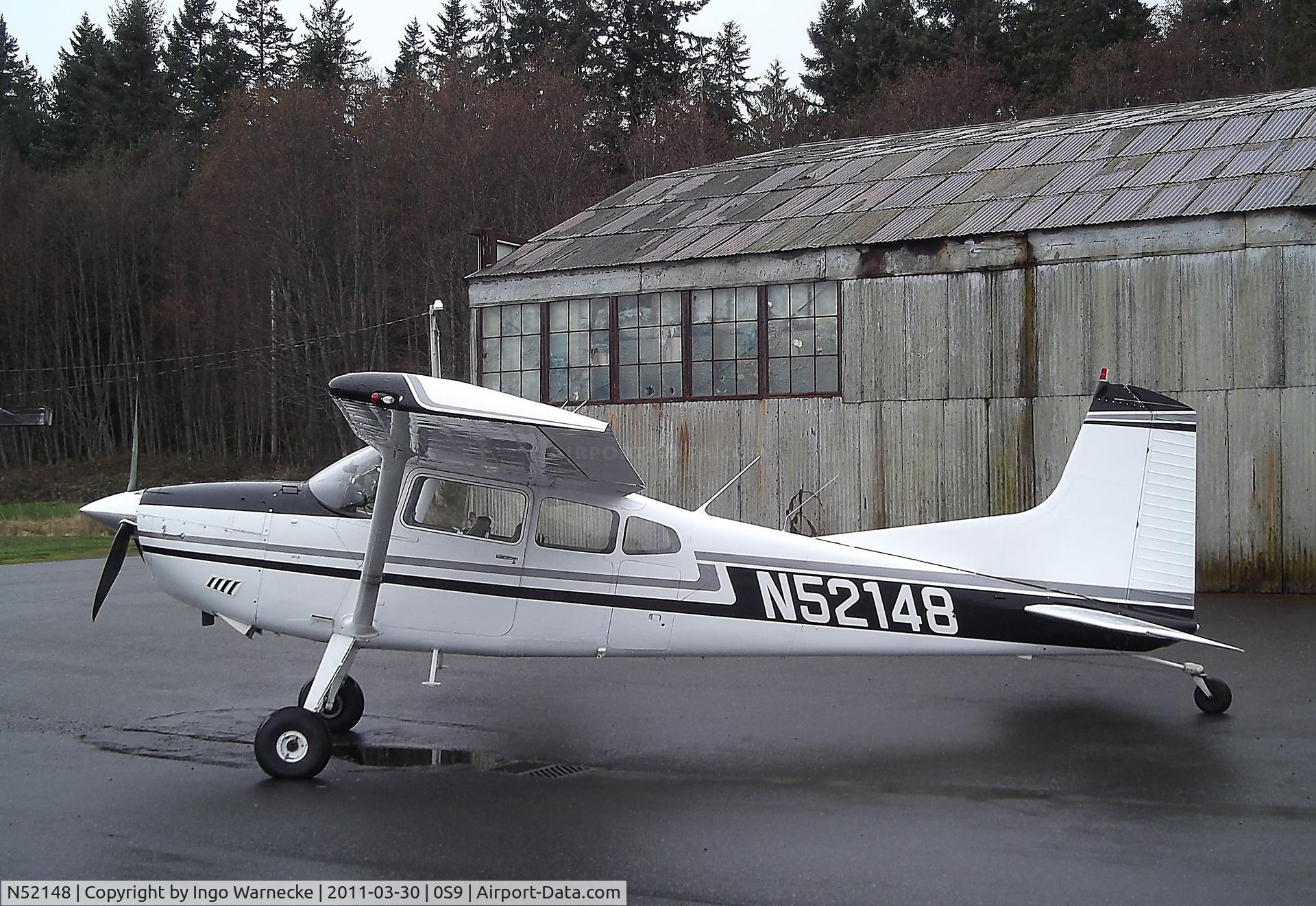 N52148, 1974 Cessna 180J C/N 18052519, Cessna 180J Skywagon at Jefferson County Intl Airport, Port Townsend WA