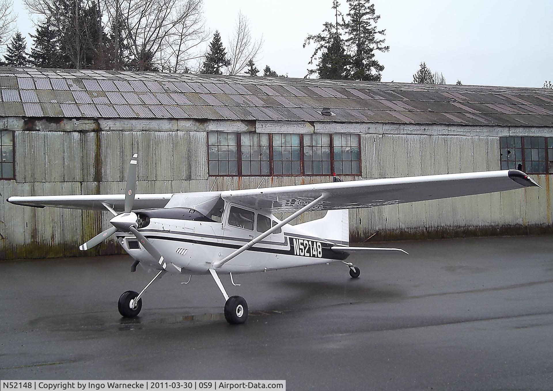 N52148, 1974 Cessna 180J C/N 18052519, Cessna 180J Skywagon at Jefferson County Intl Airport, Port Townsend WA