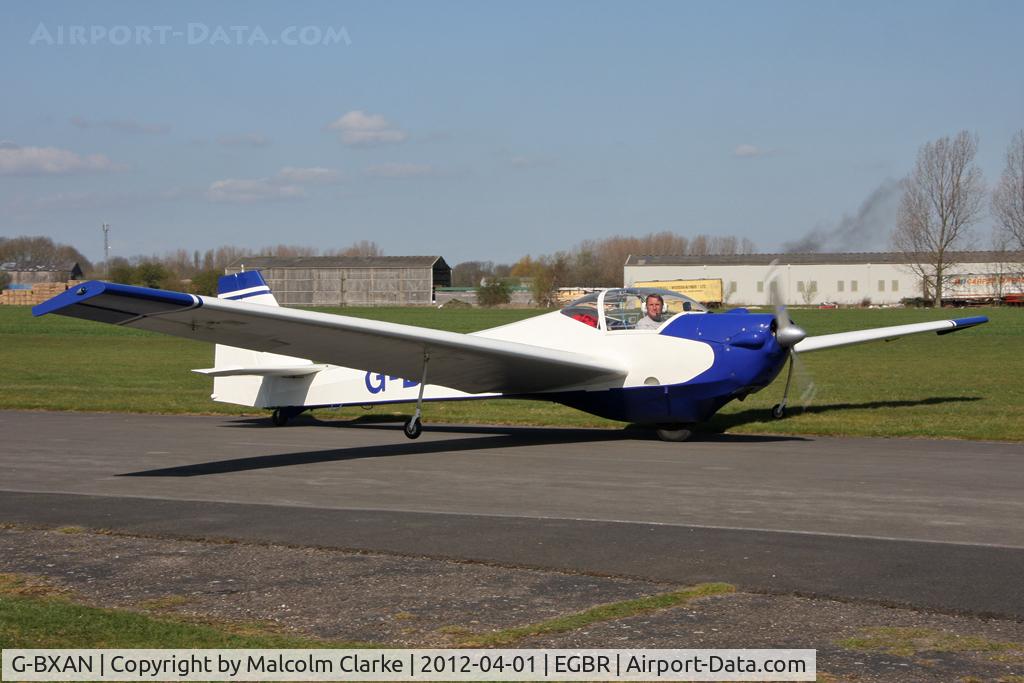 G-BXAN, 1980 Scheibe SF-25C Falke C/N 44299, Scheibe SF25C, Breighton Airfield's 2012 April Fools Fly-In.