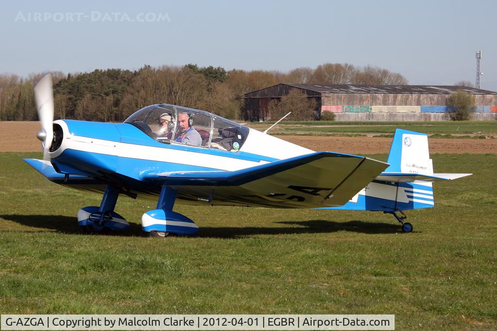 G-AZGA, 1959 Jodel D-120A Paris-Nice C/N 144, Wassmer D-120 Paris-Nice, Breighton Airfield's 2012 April Fools Fly-In.