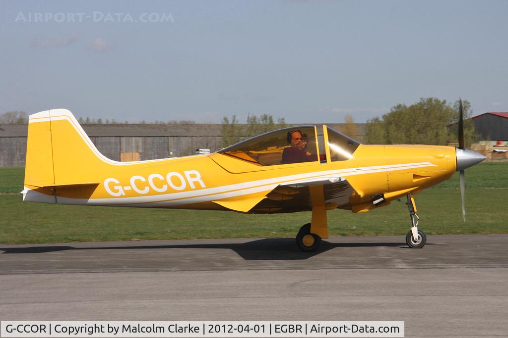 G-CCOR, 2005 Sequoia F8L Falco C/N PFA 100-10588, Falco F8L, Breighton Airfield's 2012 April Fools Fly-In.