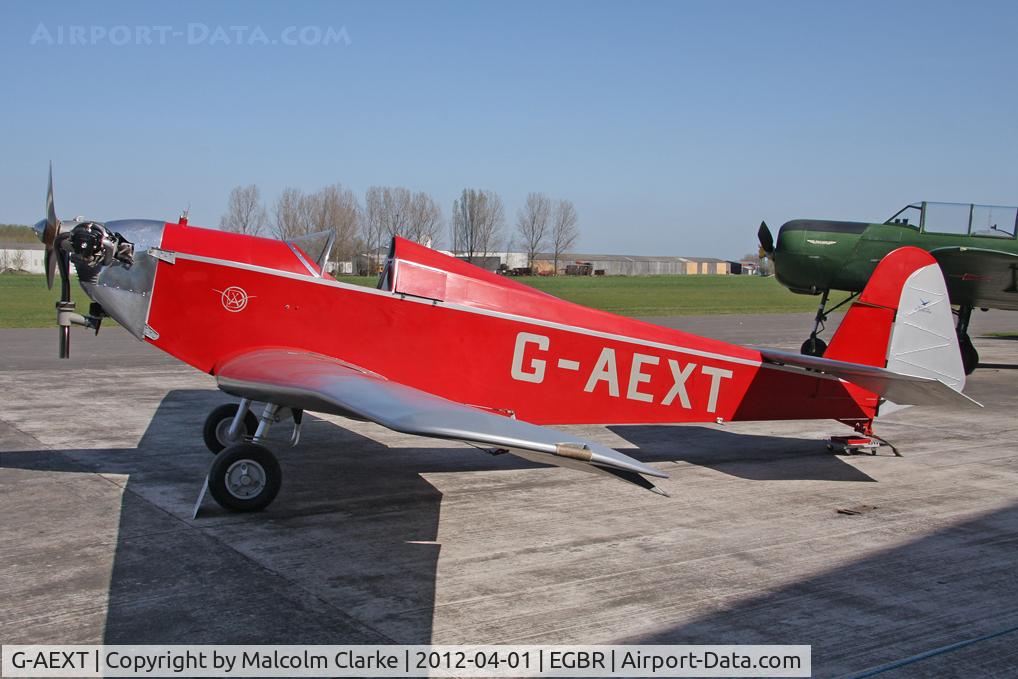 G-AEXT, 1937 Dart Kitten II C/N 123, Dart Kitten II, Breighton Airfield's 2012 April Fools Fly-In.
