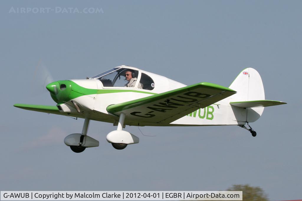 G-AWUB, 1954 Gardan GY-201 Minicab (Modified) C/N A-205, Gardan GY-201 Minicab (Mod), Breighton Airfield's 2012 April Fools Fly-In.