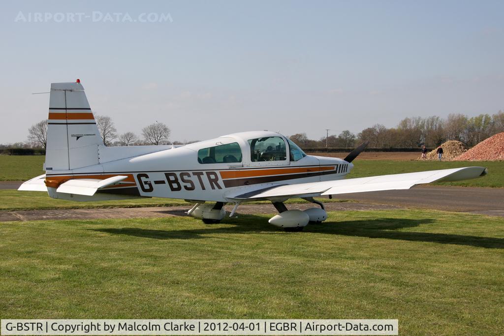 G-BSTR, 1974 Grumman American AA-5 Traveler C/N AA5-0688, Grumman American AA-5, Breighton Airfield's 2012 April Fools Fly-In.