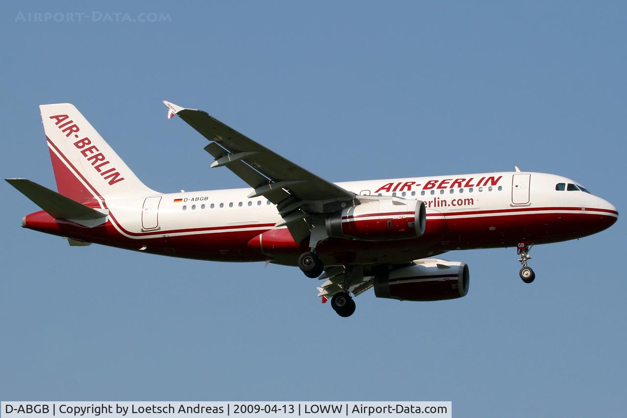 D-ABGB, 2005 Airbus A319-132 C/N 2467, Air Berlin