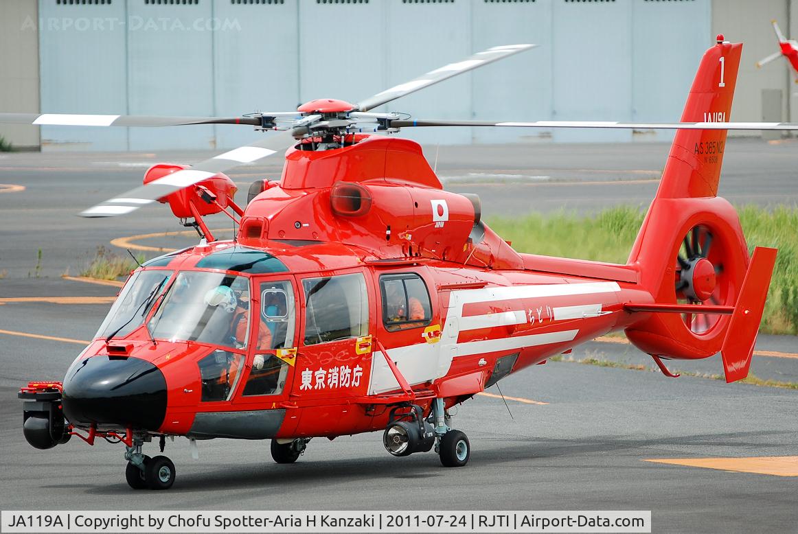 JA119A, 1997 Aerospatiale AS-365N Dauphin 2 C/N 6508, NikonD40+TAMRON SP AF 70-200mm F/2.8 Di LD [IF]