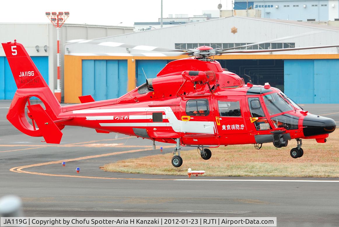 JA119G, 2009 Eurocopter AS-365N-3 Dauphin 2 C/N 6893, NikonD40+TAMRON SP AF 70-200mm F/2.8 Di LD [IF]
