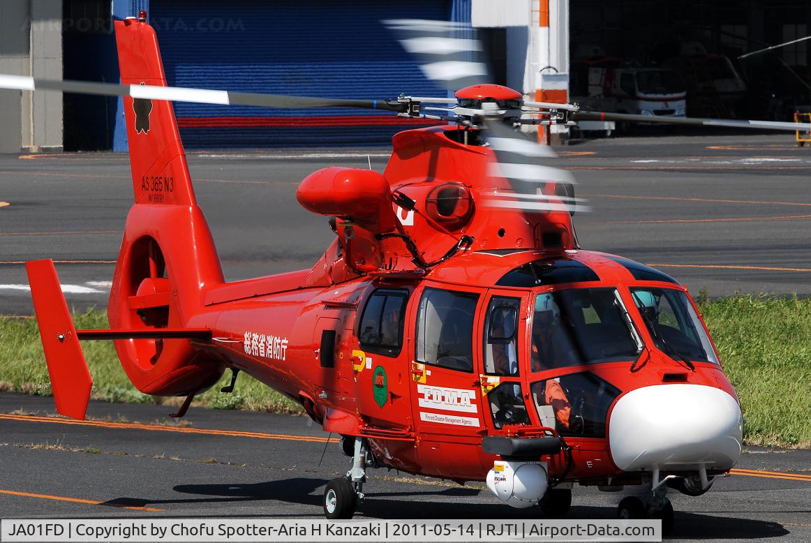 JA01FD, 2005 Eurocopter AS-365N-3 Dauphin 2 C/N 6691, NikonD200+TAMRON AF 200-500mm F/5-6.3 LD IF