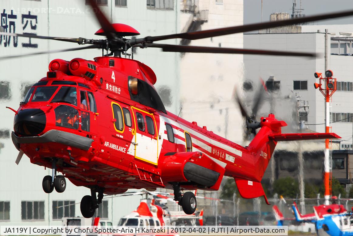 JA119Y, 2008 Eurocopter EC-225LP Super Puma C/N 2678, NikonD200+TAMRON AF 200-500mm F/5-6.3 LD IF