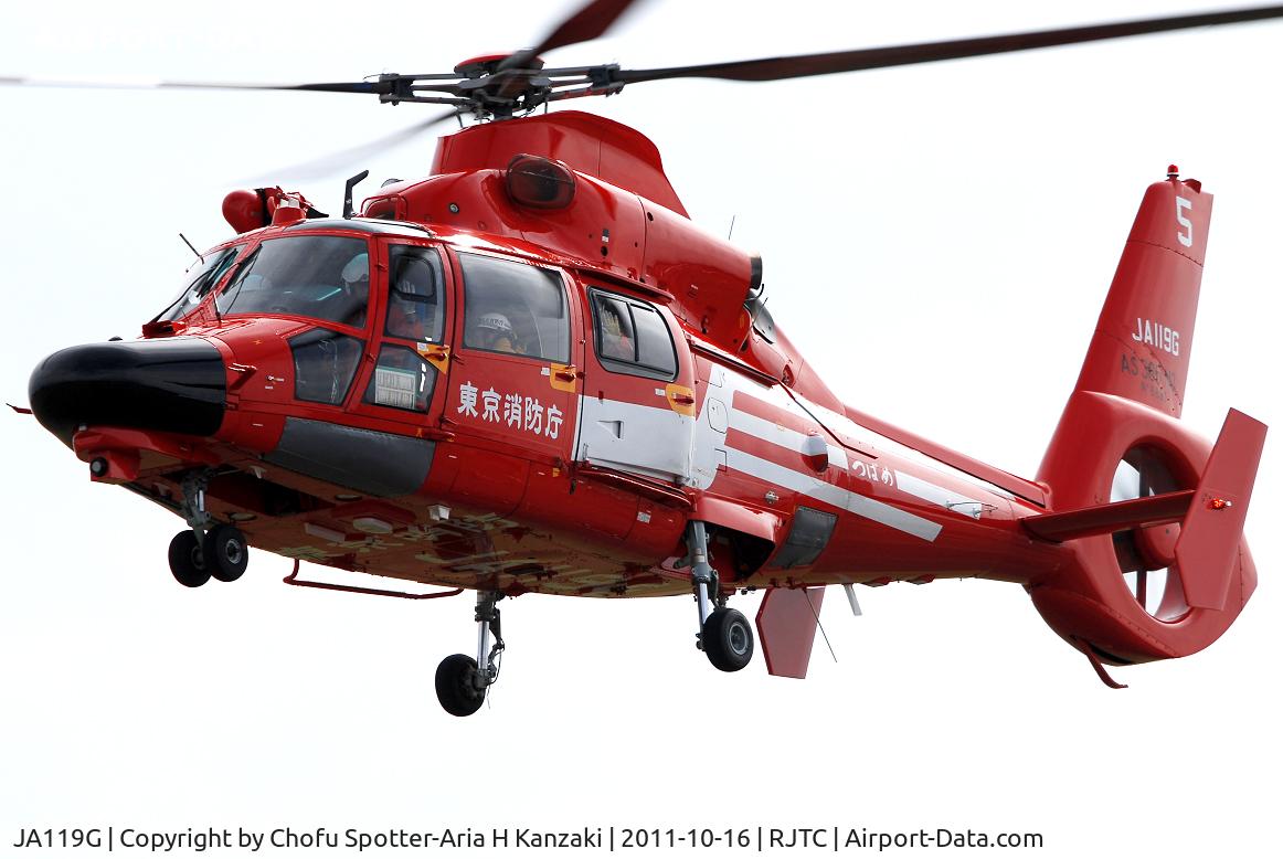 JA119G, 2009 Eurocopter AS-365N-3 Dauphin 2 C/N 6893, NikonD200+TAMRON AF 200-500mm F/5-6.3 LD IF