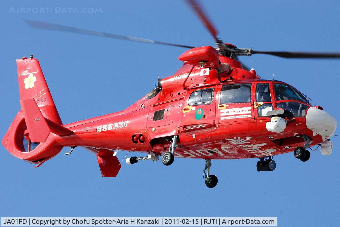 JA01FD, 2005 Eurocopter AS-365N-3 Dauphin 2 C/N 6691, NikonD200+TAMRON AF 200-500mm F/5-6.3 LD IF