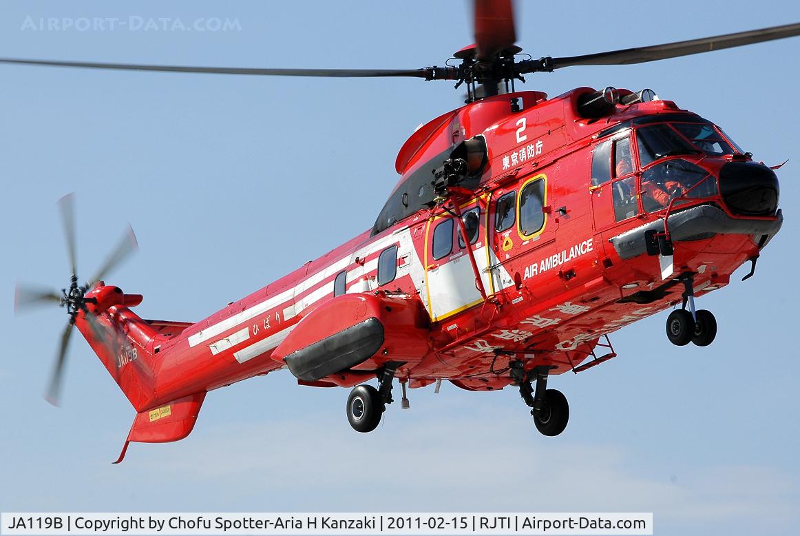 JA119B, 2001 Aerospatiale AS-332L-1 Super Puma C/N 2540, NikonD200+TAMRON AF 200-500mm F/5-6.3 LD IF