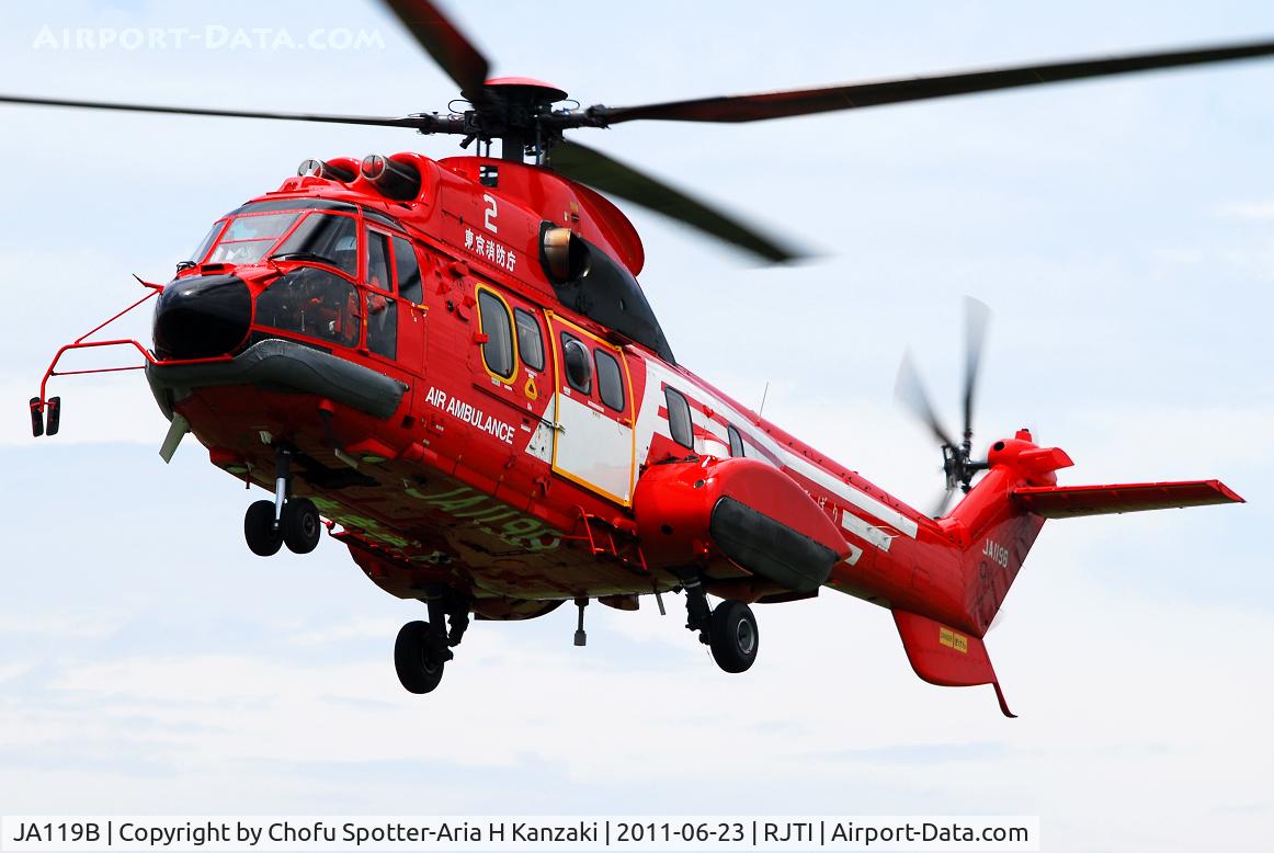 JA119B, 2001 Aerospatiale AS-332L-1 Super Puma C/N 2540, NikonD200+TAMRON AF 200-500mm F/5-6.3 LD IF