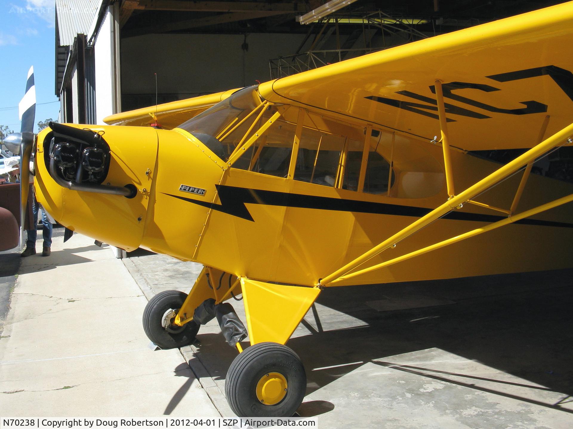 N70238, 1946 Piper J3C-65 Cub C/N 17214, 1946 Piper J3C-65 CUB, Continental C85 85 Hp upgrade