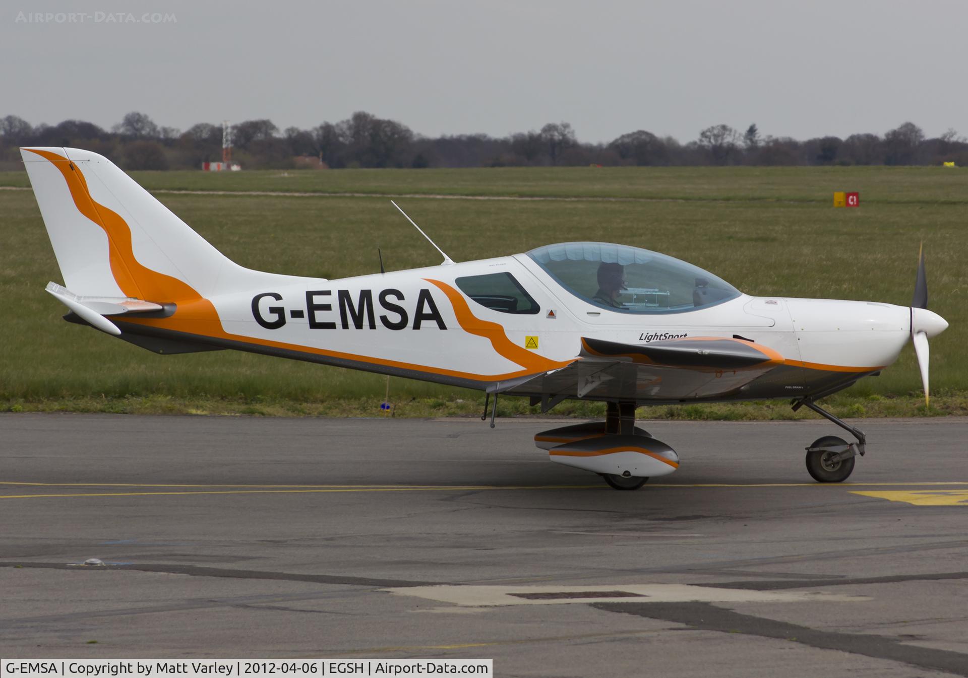 G-EMSA, 2010 CZAW SportCruiser C/N 09SC323, Departing from SaxonAir.