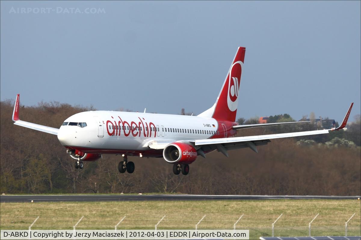 D-ABKD, 2009 Boeing 737-86J C/N 37742, Boeing 737-86J