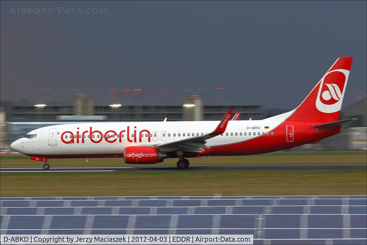 D-ABKD, 2009 Boeing 737-86J C/N 37742, Boeing 737-86J