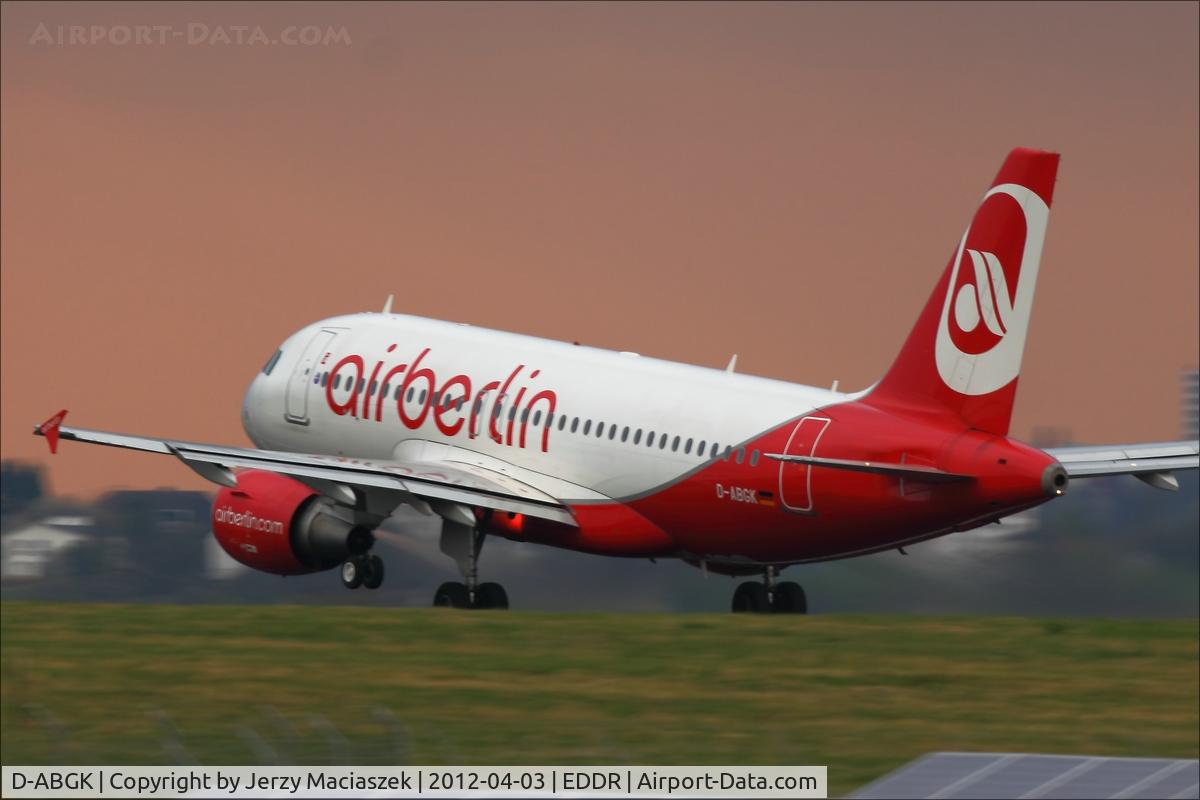 D-ABGK, 2008 Airbus A319-112 C/N 3447, Airbus A319-132