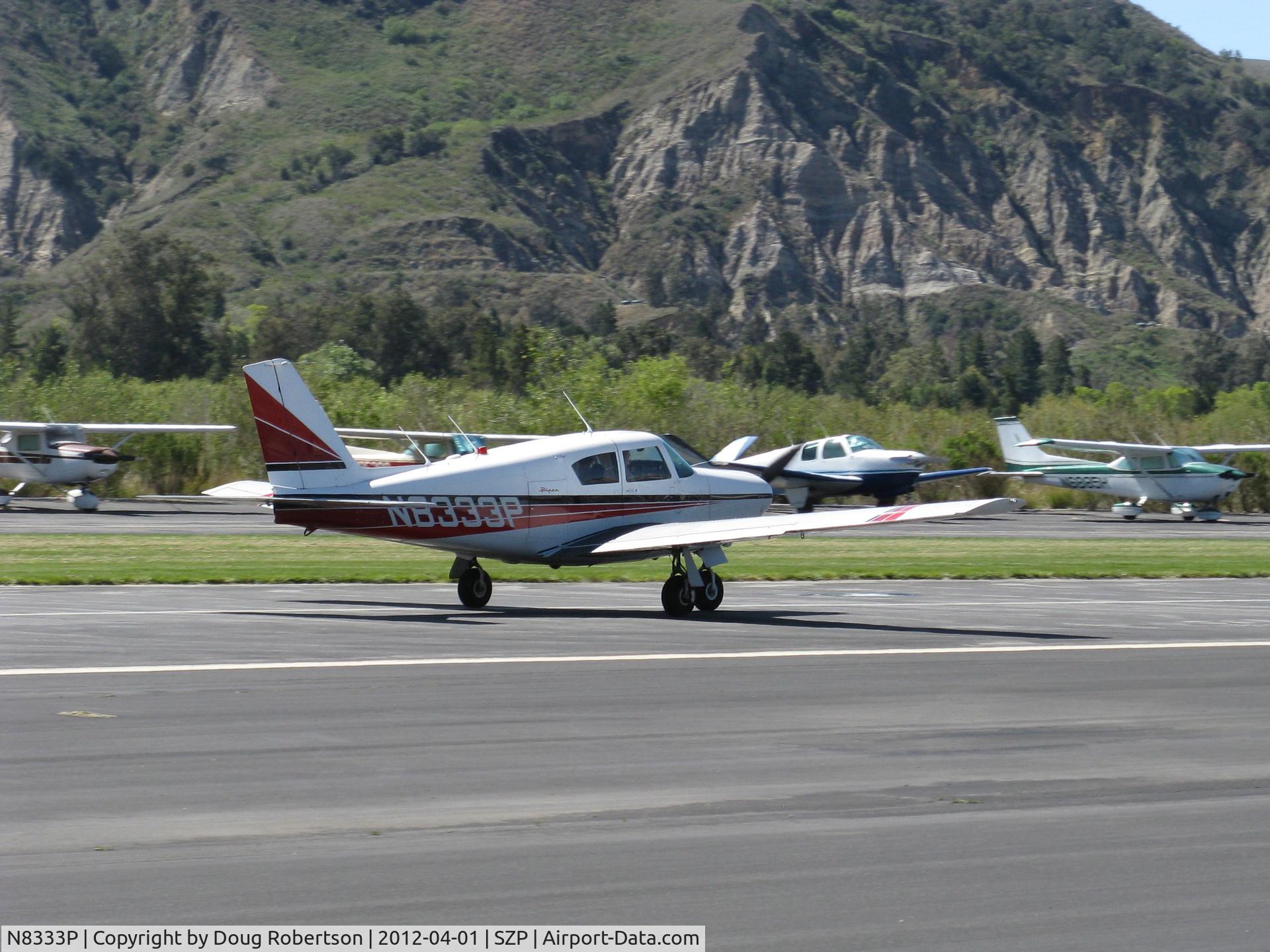 N8333P, 1963 Piper PA-24-250 Comanche C/N 24-3586, 1963 Piper PA-24-250 COMANCHE, Lycoming IO-540-C 250 Hp, landing roll Rwy 22