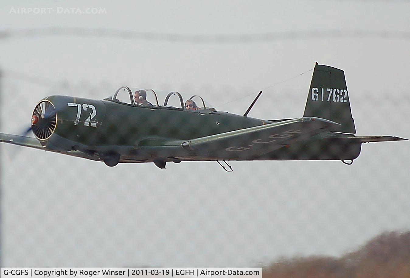 G-CGFS, 1988 Nanchang CJ-6A Chujiao C/N 4532008, Through the fence. Visting aircraft coded 72.