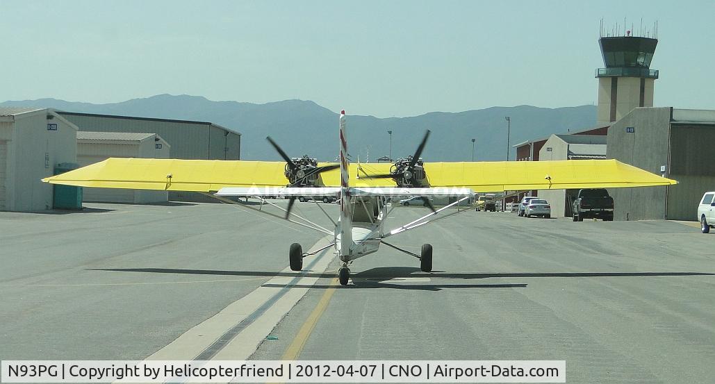 N93PG, 2003 Leza-Lockwood Air Cam C/N AC057, Taxiing southbound towards the runway
