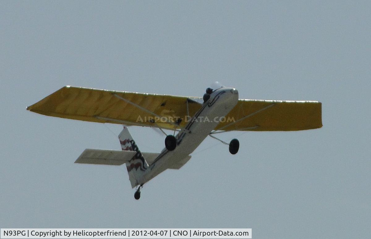 N93PG, 2003 Leza-Lockwood Air Cam C/N AC057, Quickly lifting off