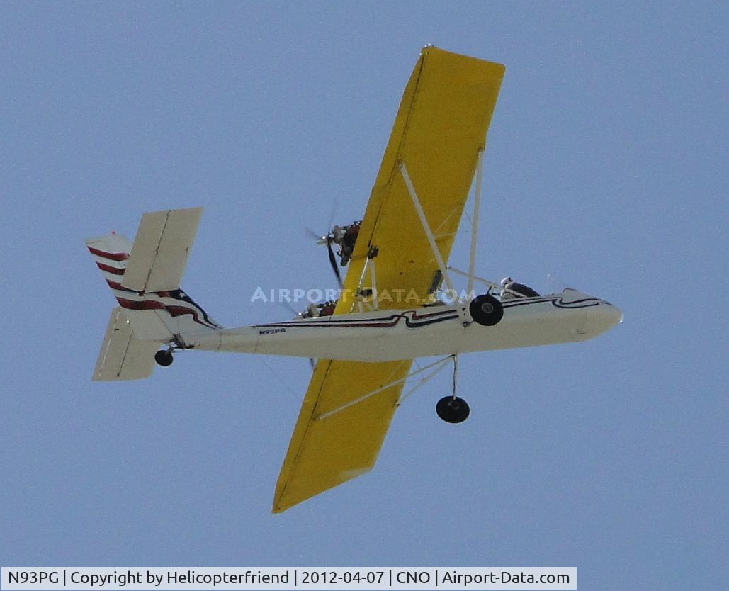 N93PG, 2003 Leza-Lockwood Air Cam C/N AC057, The puilot said he was heading to Santa Paula