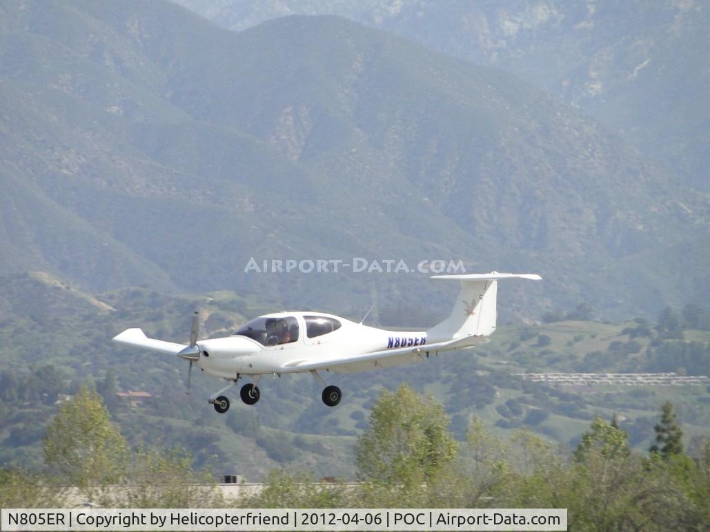 N805ER, 2003 Diamond DA-40 Diamond Star C/N 40.316, Over the numbers and settling down