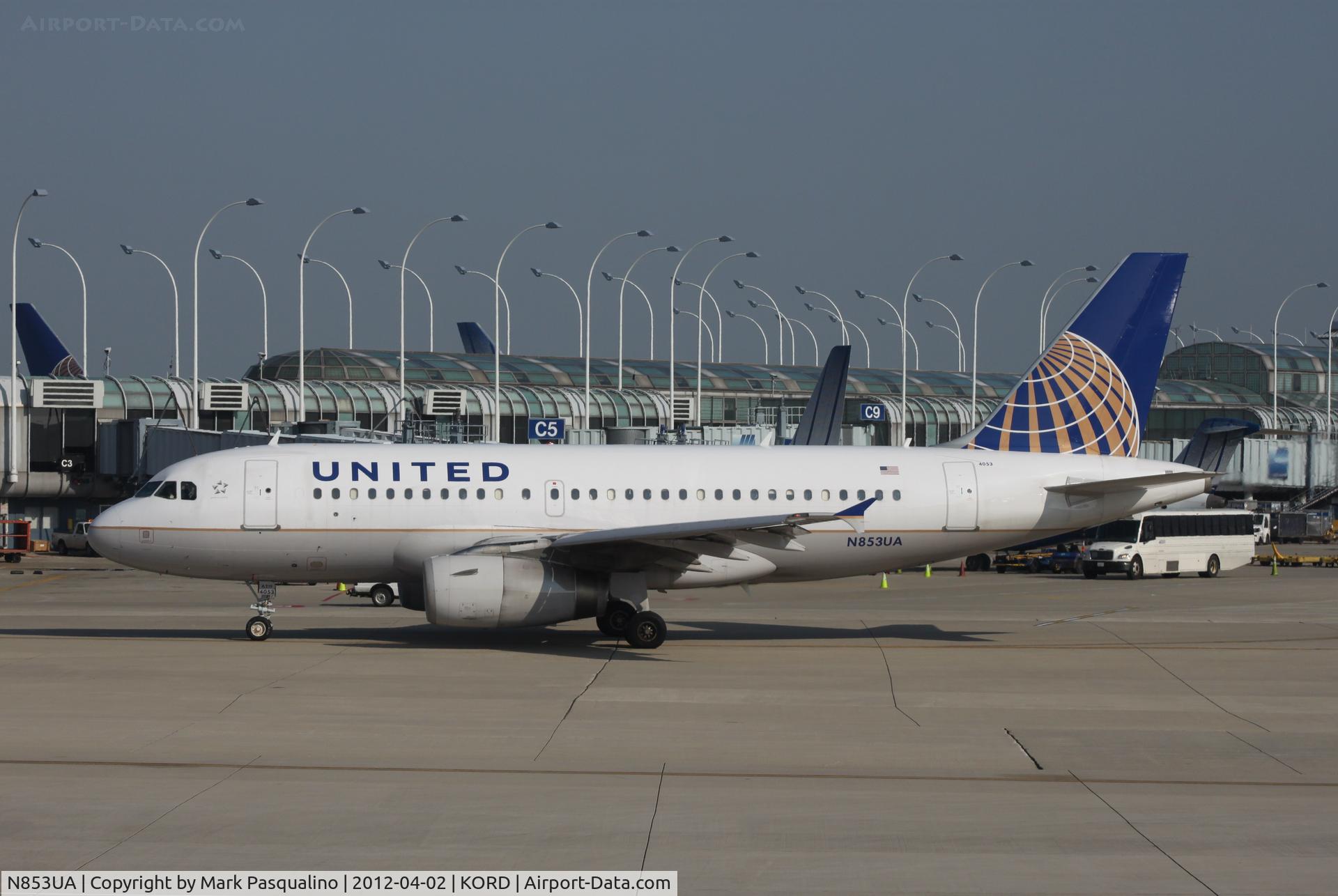 N853UA, 2002 Airbus A319-131 C/N 1688, Airbus A319