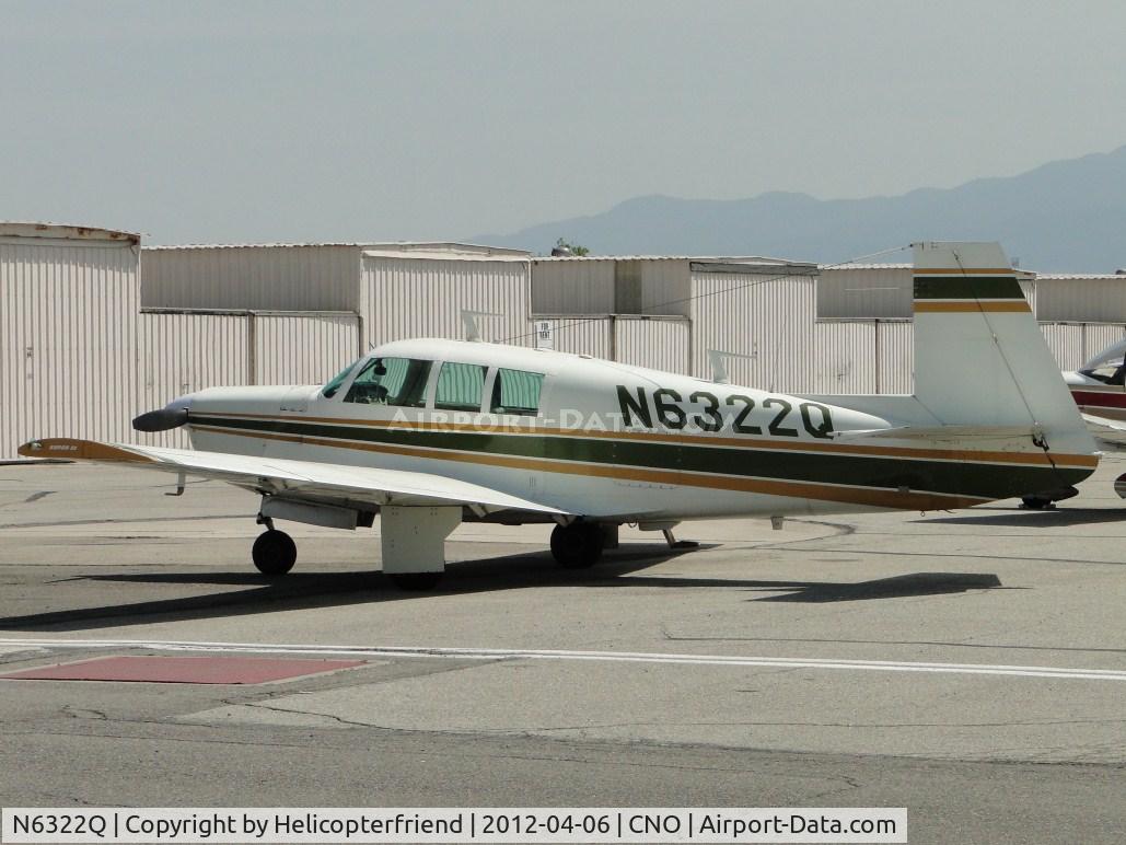 N6322Q, 1967 Mooney M20F Executive C/N 670415, Parked and being worked on