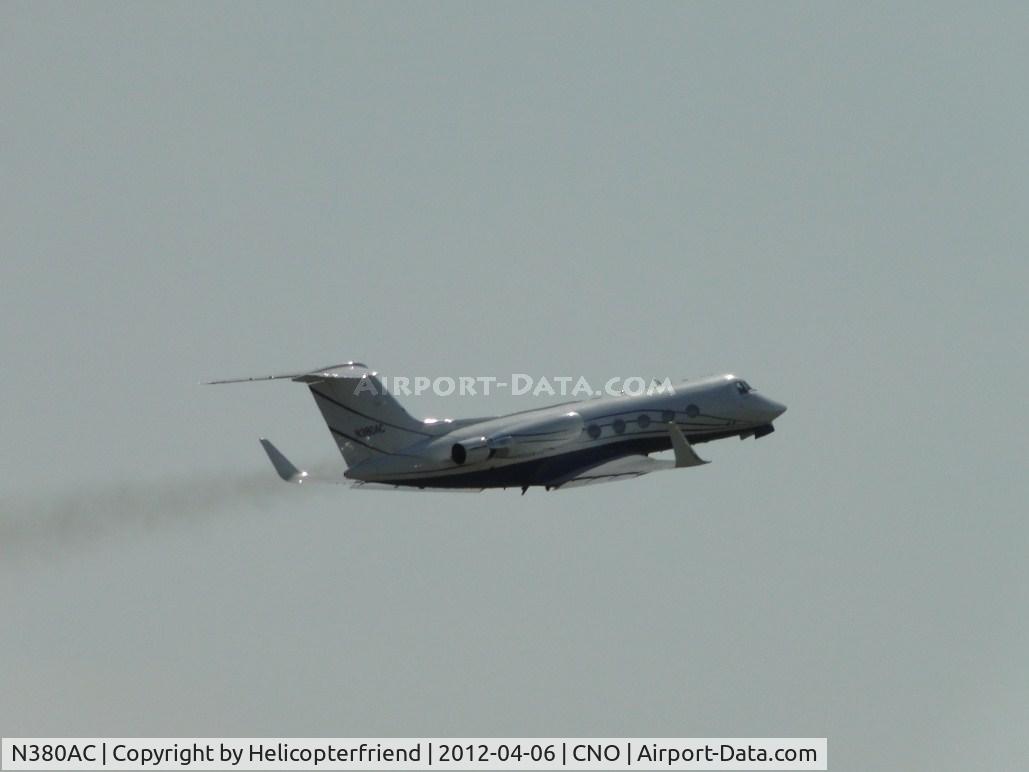 N380AC, 1979 Gulfstream American G-1159 Gulfstream II C/N 241, Wheels retracting and westbound