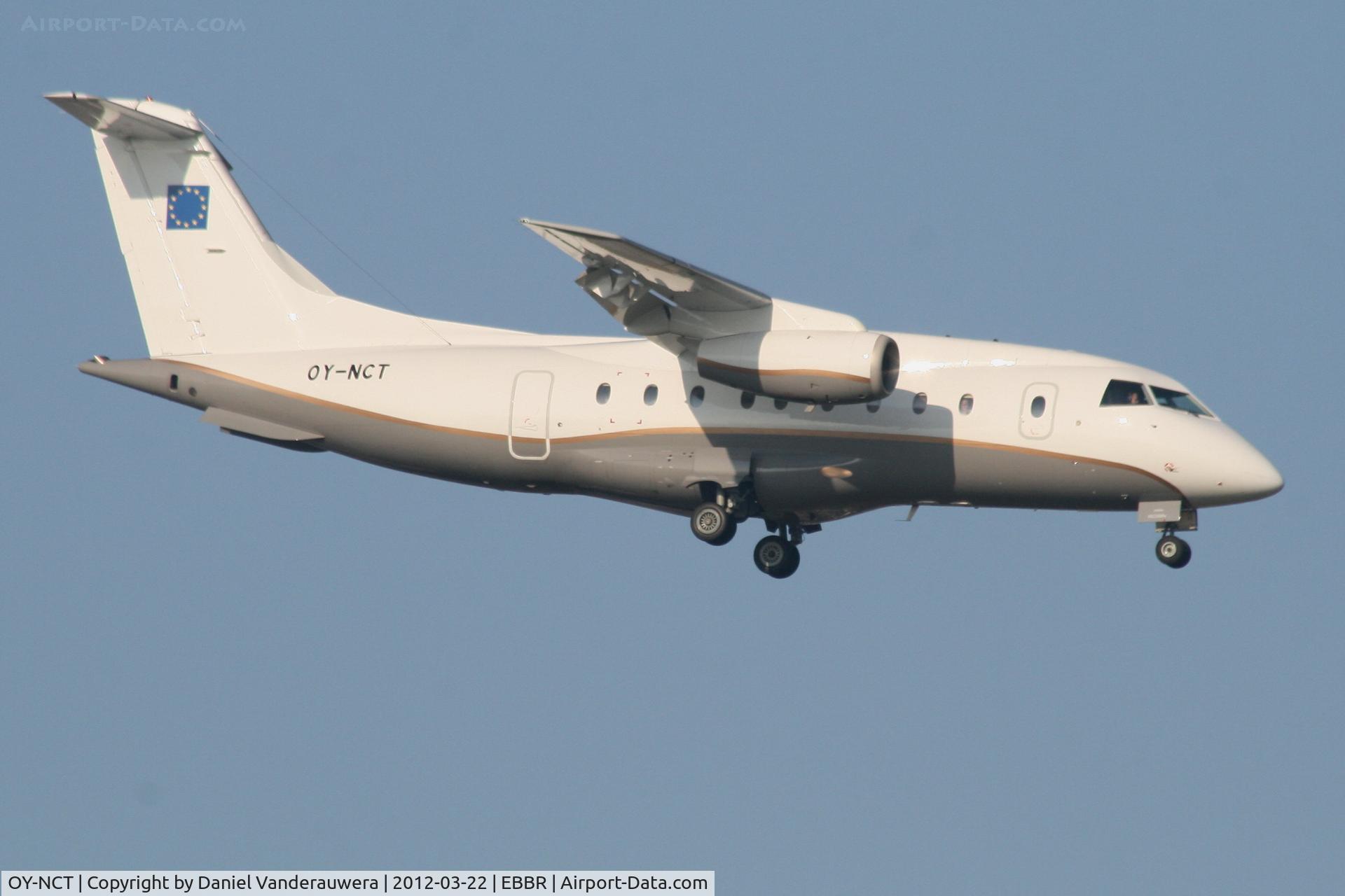 OY-NCT, 2001 Dornier 328-310 C/N 3213, Arrival of flight BA8221 to RWY 02