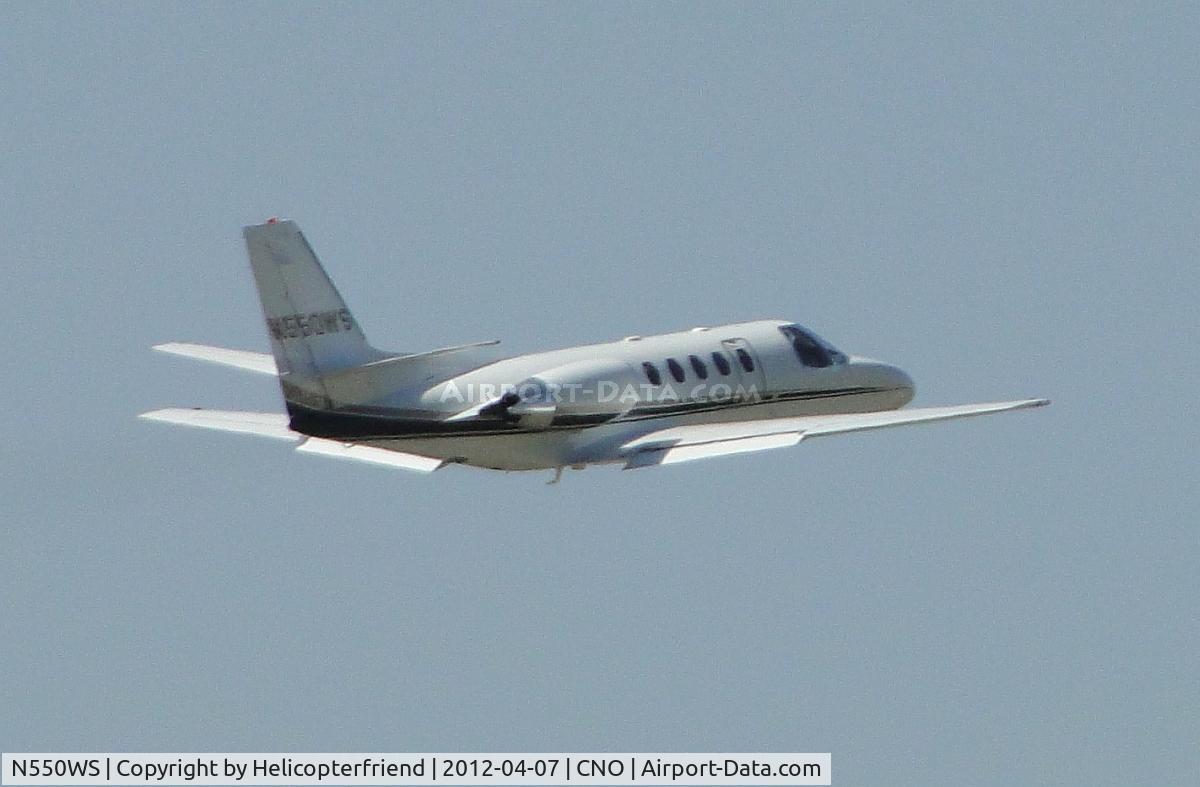 N550WS, 1998 Cessna 550 Citation Bravo C/N 550-0845, Wheels retracted and heading westbound