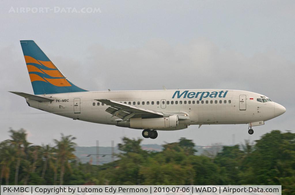 PK-MBC, 1981 Boeing 737-230 C/N 22129, Merpati Nusantara