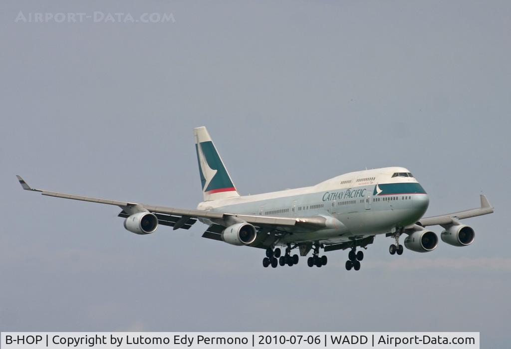 B-HOP, 1989 Boeing 747-467 C/N 23815, Cathay Pacific