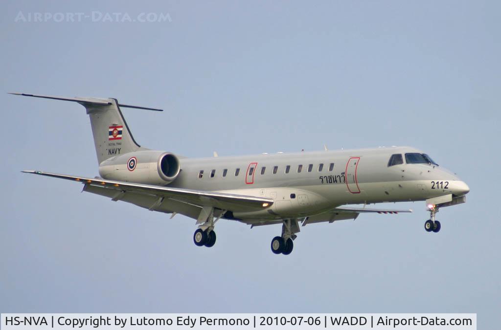 HS-NVA, 2008 Embraer ERJ-135LR (EMB-135LR) C/N 14501077, Royal Thai Air Force