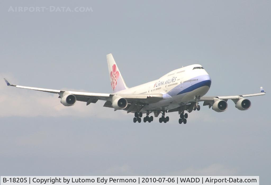 B-18205, Boeing 747-409 C/N 28712, China Airlines