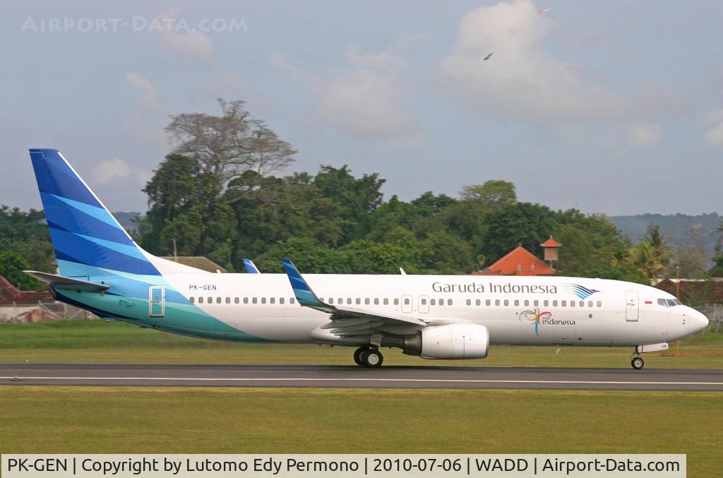 PK-GEN, 2001 Boeing 737-8AS C/N 29929, Garuda Indonesia