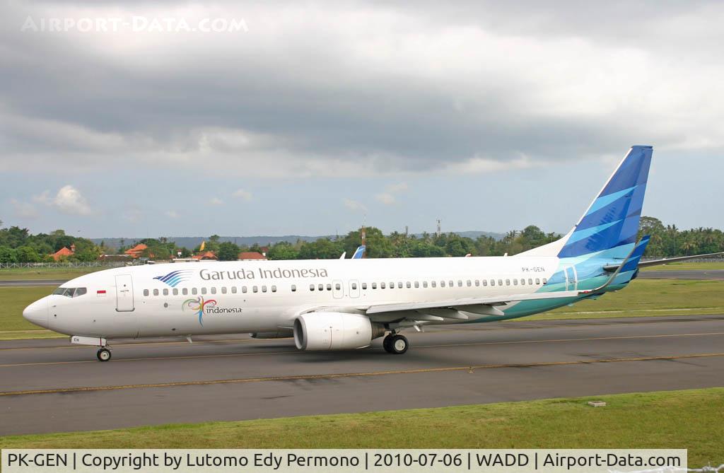 PK-GEN, 2001 Boeing 737-8AS C/N 29929, Garuda Indonesia
