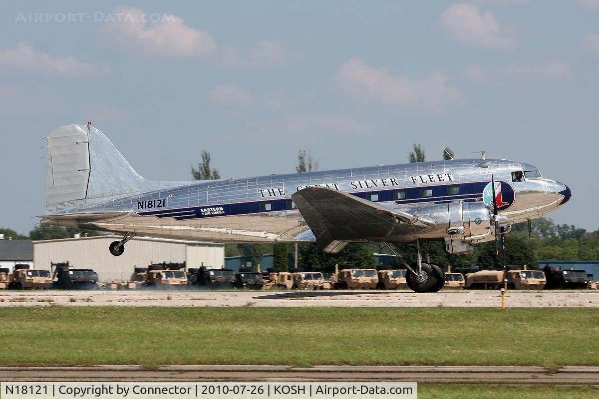 N18121, 1937 Douglas DC-3A (DC-3-201) C/N 1997, EAA Airventure 2010.
