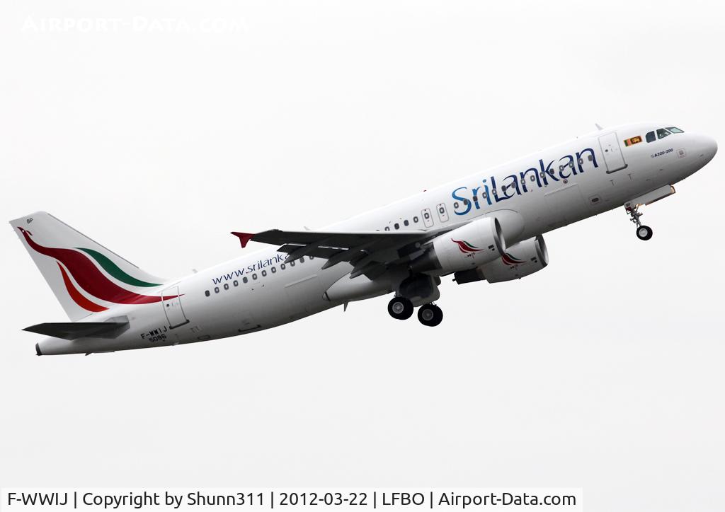 F-WWIJ, 2012 Airbus A320-214 C/N 5086, C/n 5086 - To be 4R-ABP