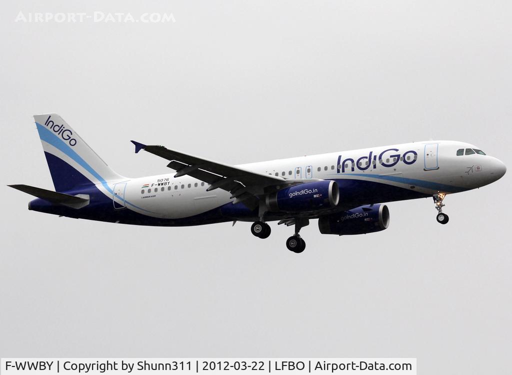 F-WWBY, 2012 Airbus A320-232 C/N 5076, C/n 5076 - To be VT-IER