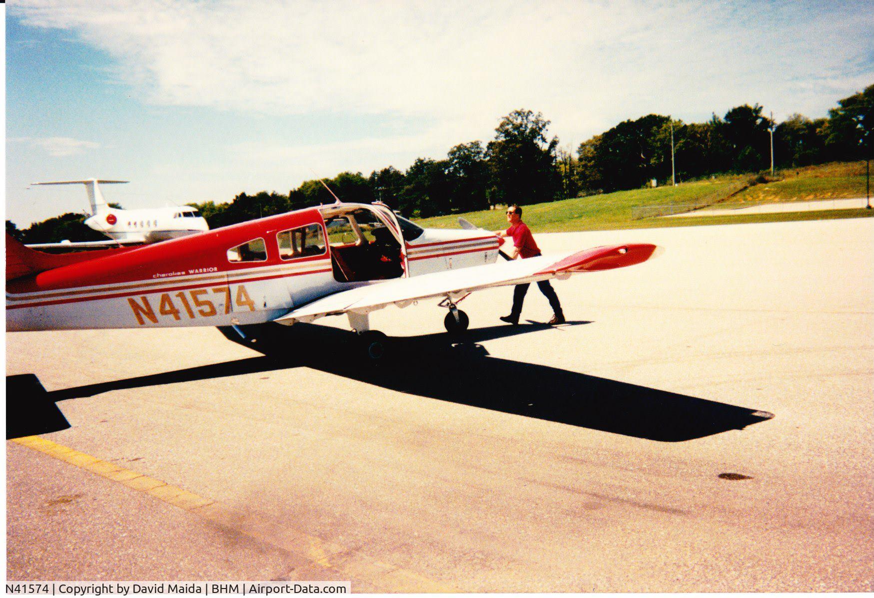 N41574, Piper PA-28-151 C/N 28-7415276, On a rental trip from Atlanta to Birmingham