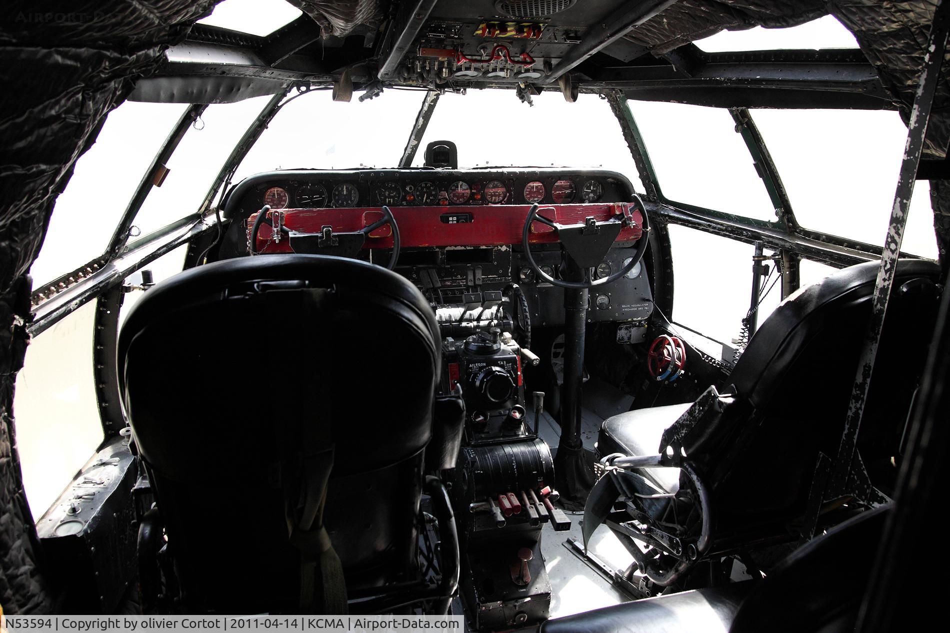 N53594, 1944 Curtiss C-46F Commando C/N 22486, C-46 Cockpit