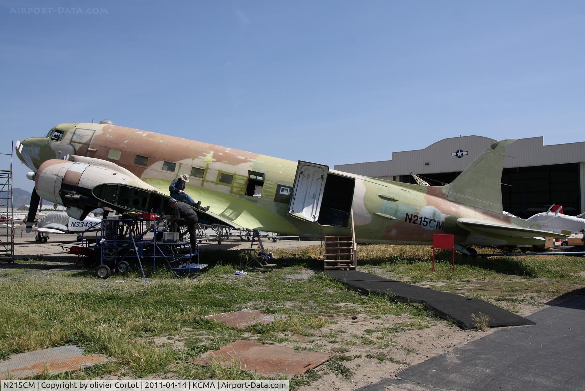 N215CM, 1944 Douglas C-47B Skytrain C/N 26792, Work in progress