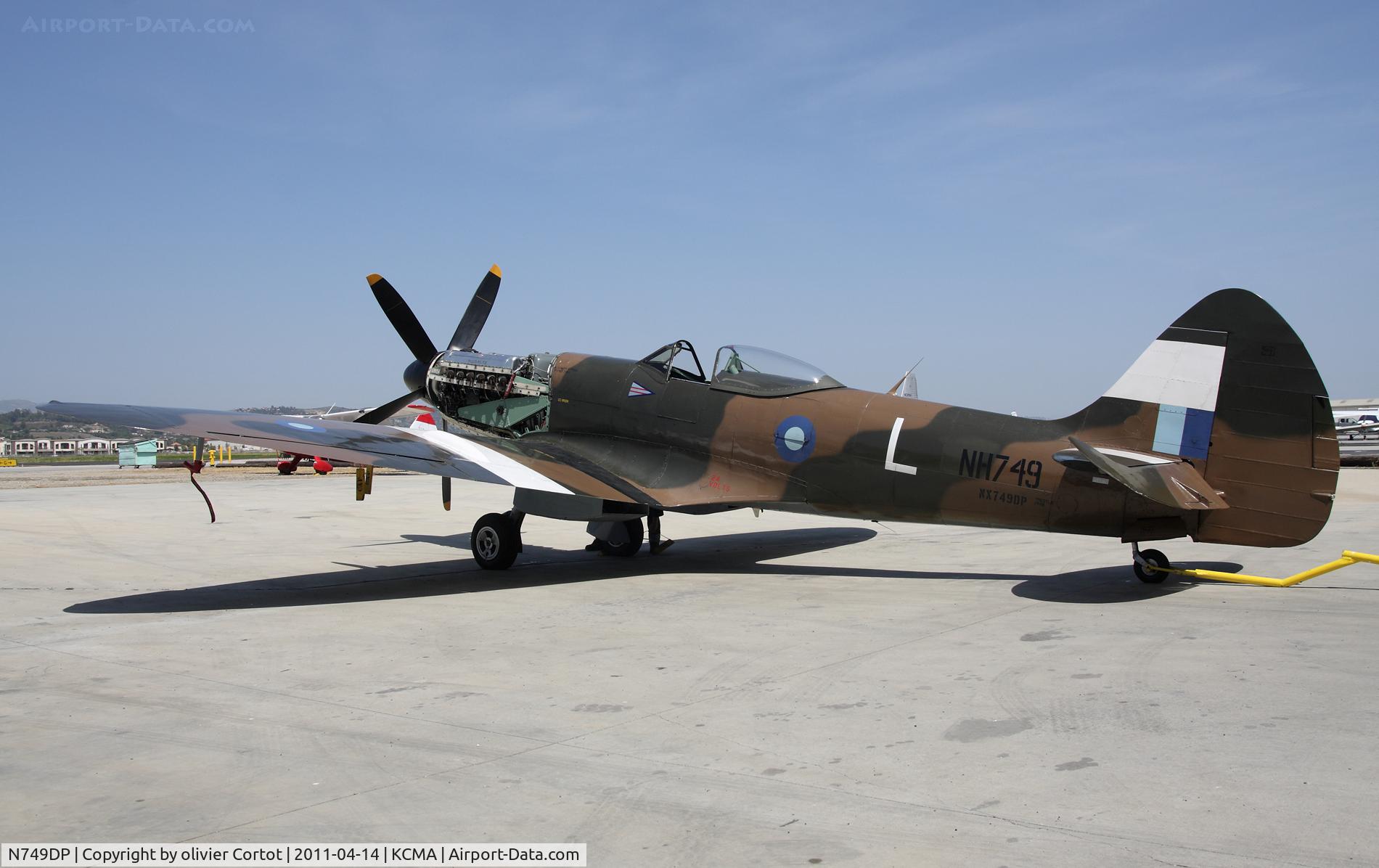 N749DP, 1945 Supermarine Spitfire XIV C/N 6S/583887, the universal beauty of the spitfire