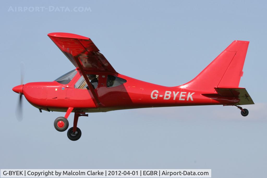 G-BYEK, 2000 Stoddard-Hamilton GlaStar GS-1 C/N PFA 295-13087, Stoddard Hamilton Glaster GS-1, Breighton Airfield's 2012 April Fools Fly-In.