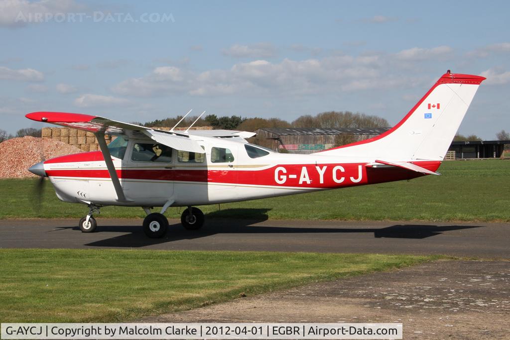 G-AYCJ, 1968 Cessna TP206D Turbo Super Skylane C/N T206-0552, Cessna TP206D Super Skylane, Breighton Airfield's 2012 April Fools Fly-In.