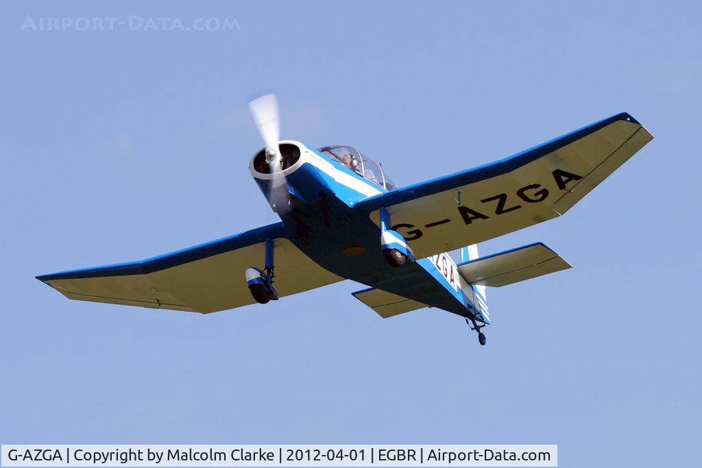 G-AZGA, 1959 Jodel D-120A Paris-Nice C/N 144, Wassmer D-120 Paris-Nice, Breighton Airfield's 2012 April Fools Fly-In.